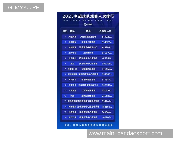 2025中超观赛人数突破618万人大连英博多项指标领跑全联赛
